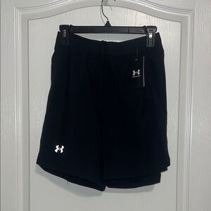 Men’s Under Armour Black Performance Shorts with Reflective Logo